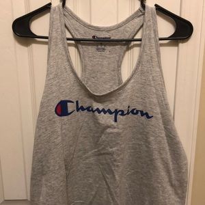 Champion gray racerback tank